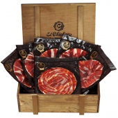 ESTUCHE MADERA JAMÓN IBÉRICO CORTADO A MANO